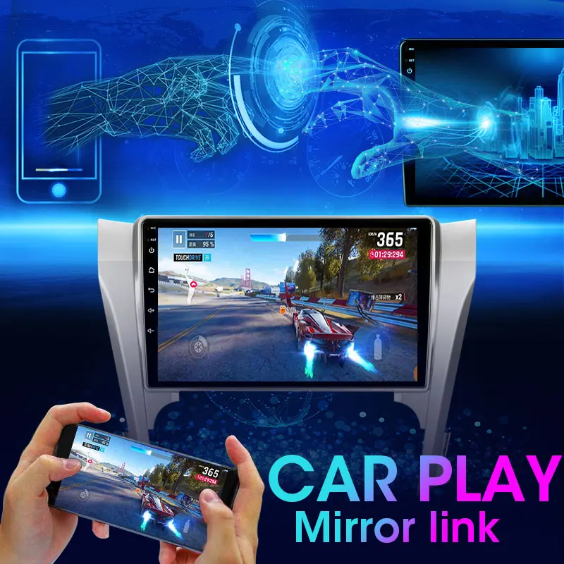 Автомагнитола T6 2 din Android 10 0 мультимедиа для Toyota Camry 2012 2017 навигация GPS плеер DSP RDS