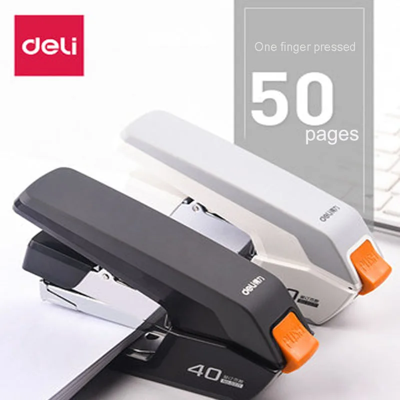 Deli Multi-functional Power-Saving Stapler Office Supplies Student Special Small/Medium/Large stapler standard practical stapler