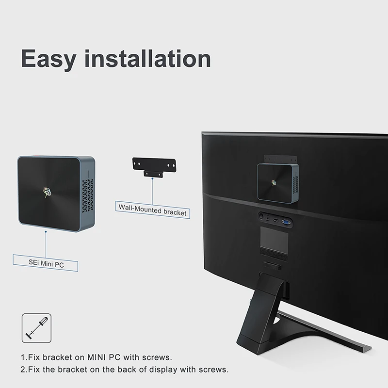Beelink SEI Мини ПК 10th Intel I3 10110U 2 1 ГГц Turbo 4 64G Wi Fi 6 USB3.0 Bluetooth 5 0 SSD NVME/SATA 2280 офисные мини