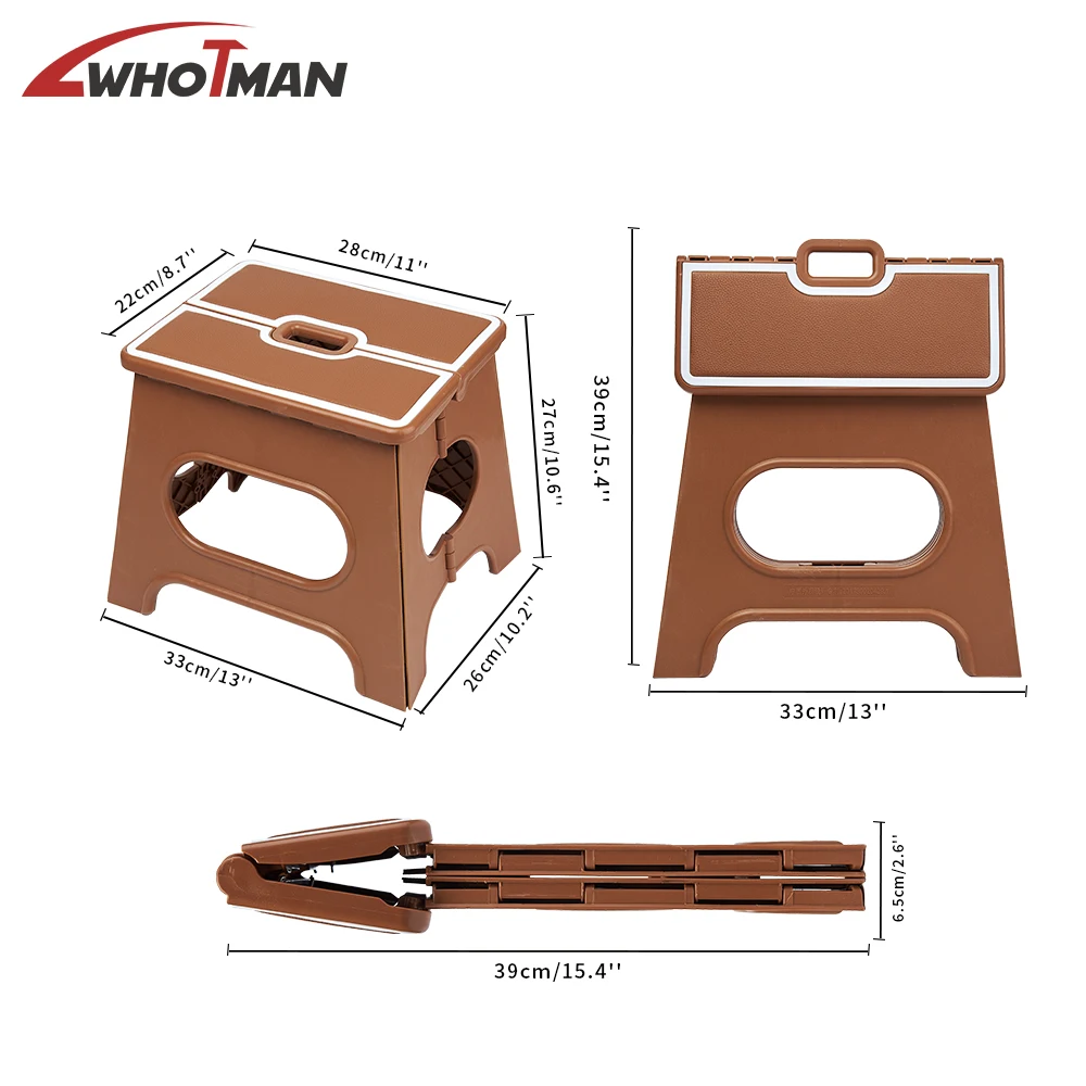 Складной стул из полиуретана Многофункциональный пластиковый табурет для ног