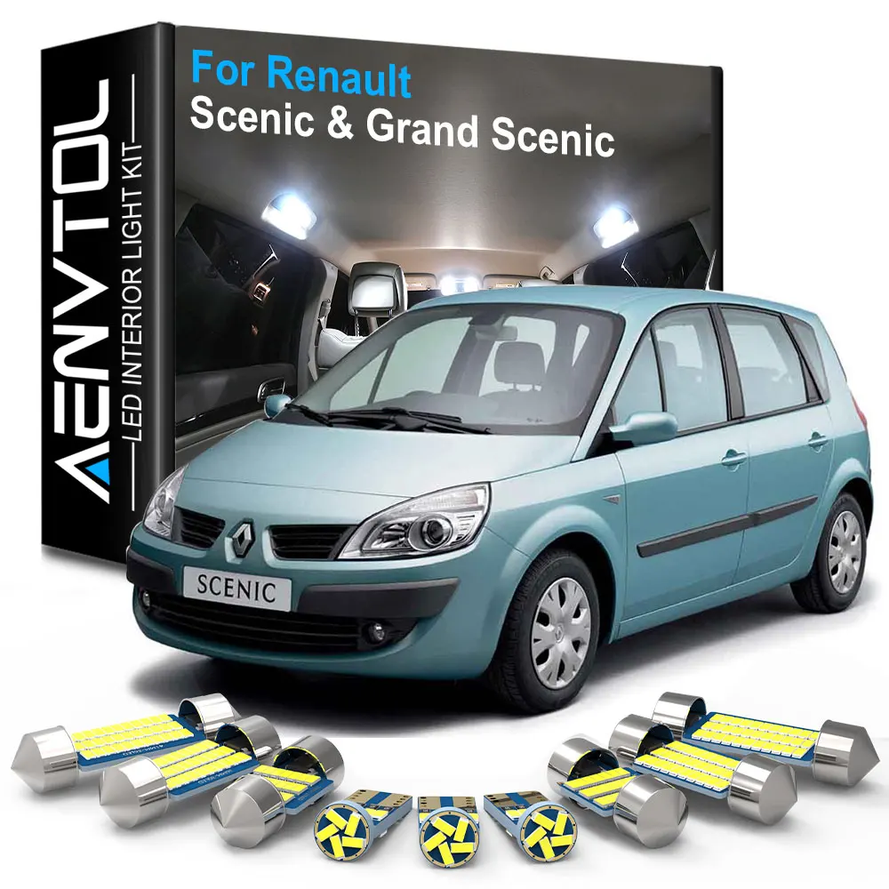 AENVTOL Canbus для Renault Grand Scenic 2 3 X MOD MK 4 2005 2006 2007 2010 2017 2019 аксессуары внутреннего