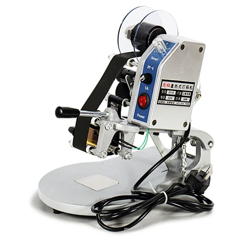 DY 8 ручная Горячая Фольга штамп кодер даты лента этикеток для принтера