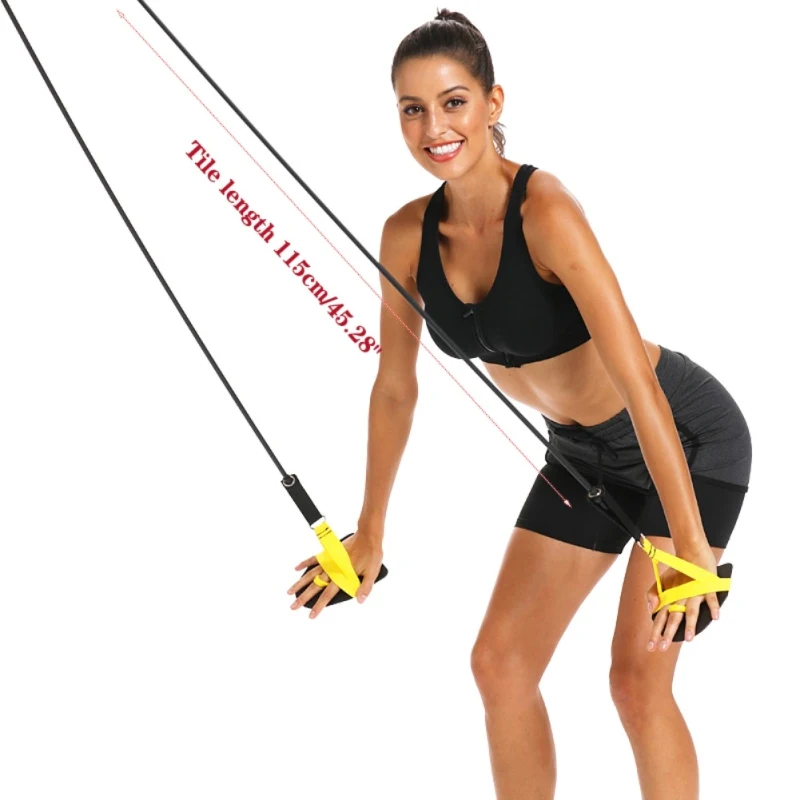 

Fitness Resistance Bands Swimming Arm Strength Trainer Pilates Stretch Pull Rope Tubes For Swimming training