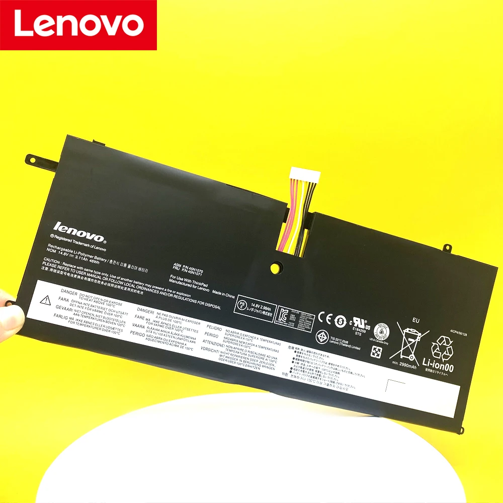 

Lenovo ThinkPad X1 Carbon Series 3444 3448 3460 Tablet 14.8V 47Wh NEW Original 45N1070 45N1071 Laptop Battery