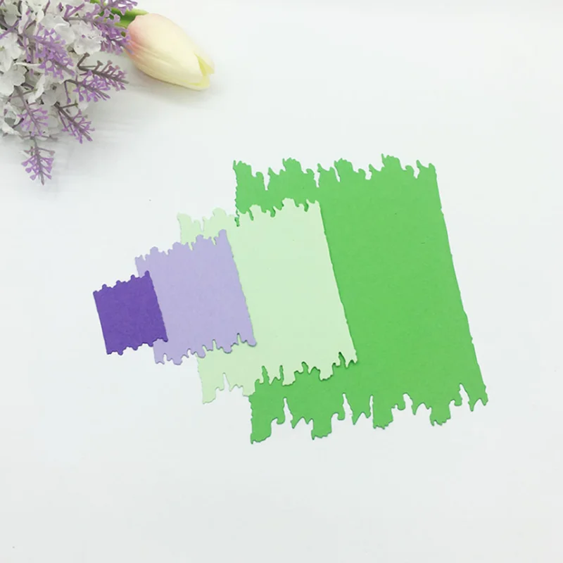 

4pcs/metal cutting dies cut die irregular moldleaf frame Scrapbook paper craft knife mould blade punch stencils dies