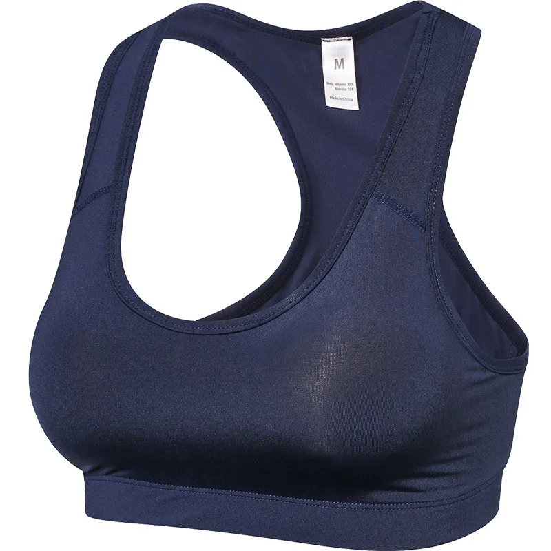blue2 Copiro спортивные yoga спортивные высокие эластичные дышащие Бюстгальтеры Топ Фитнес Для женщин подбитый ватой спортивный пуш-ап бег yoga, без проволоки, дизайн - Цвет: blue2