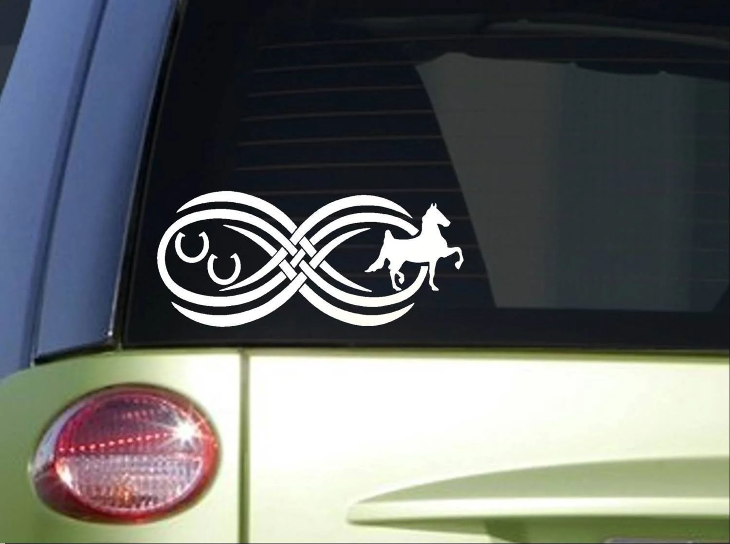 

Племенные американские наклейки в виде знака бесконечности, 8,5 дюйма, широкая наклейка, компьютерная наклейка