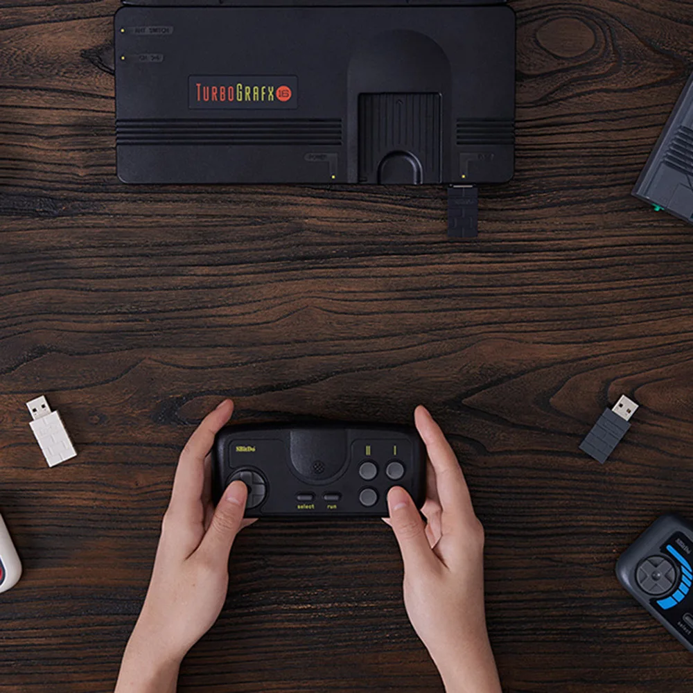 Беспроводной геймпад 8bitdo PCE Core 2 4G для двигателя ПК мини-компьютера | Электроника