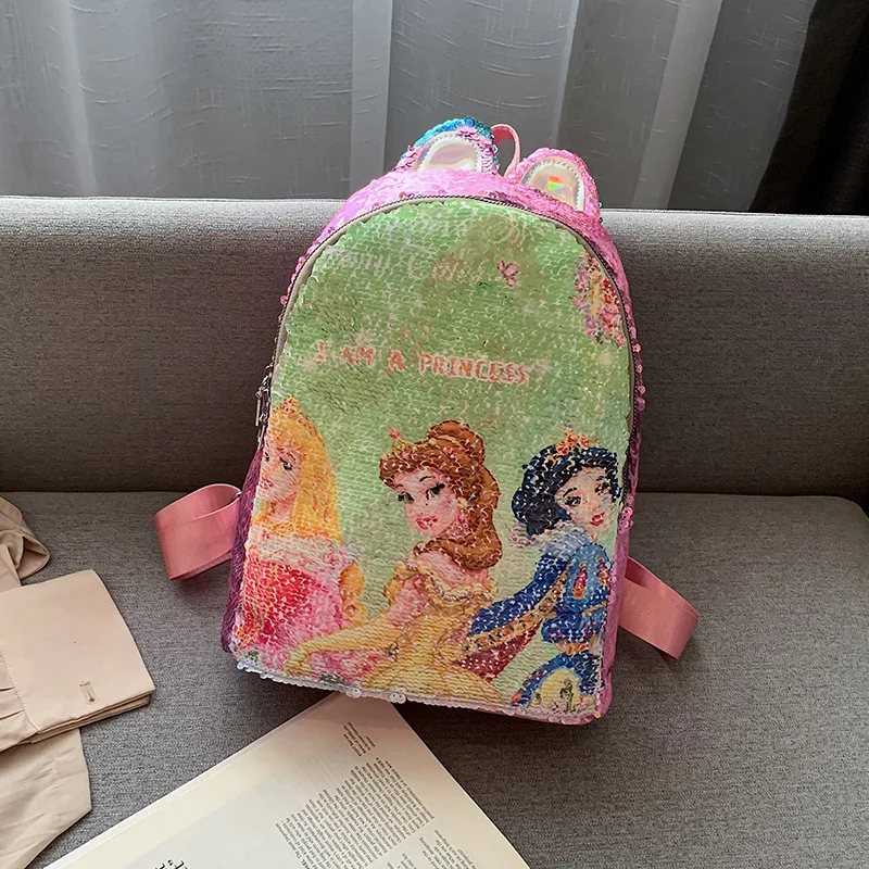 Новый рюкзак Disney для принцессы Холодное сердце сумка Эльзы женская школьная