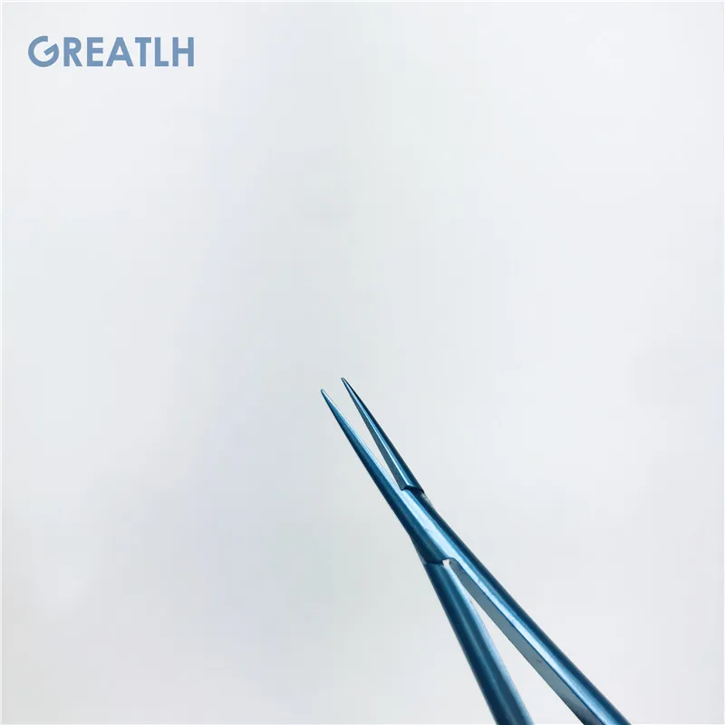 Титановые хирургические инструменты 1 шт. держатели игл офтальмологические