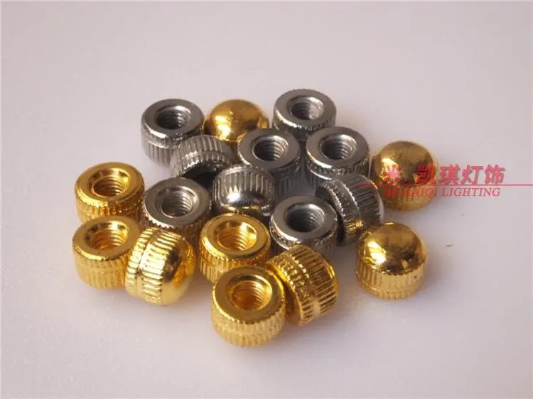 20 шт. M5 зубная внутренняя хромированная позолота цветы сайдинг Магний лысый