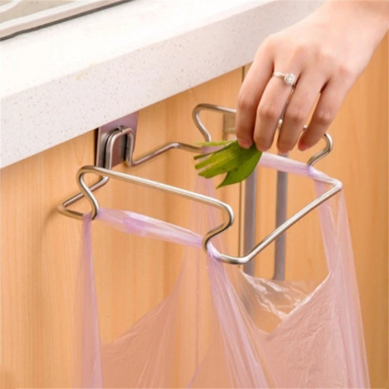 Кухонная вешалка для мусора с дверным крючком металлические держатели хранения