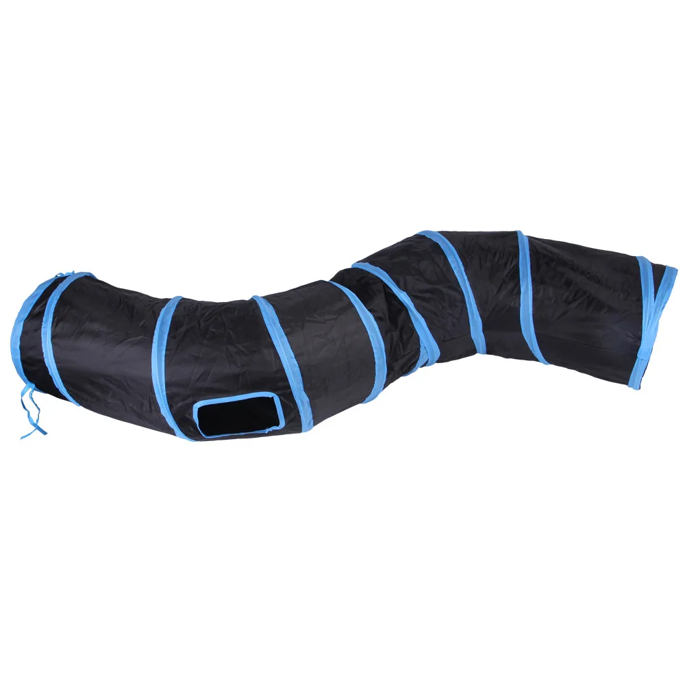 Туннель для кошек с 3 отверстиями складная игрушка тренировочная домашних