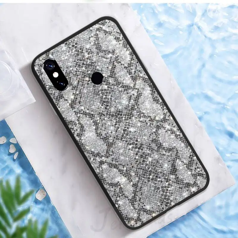 

Snake Skin Art high quality Phone Case For Xiaomi Redmi note 7 8 9 t k30 max3 9 s 10 pro lite