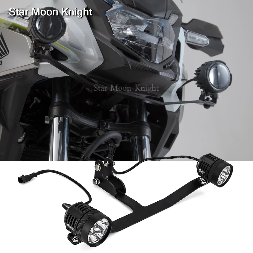

Motorcycle Fog Lights Auxiliary Bracket Driving Lamp Spotlight Bracket Holder Spot Light Fit for Honda CB500X CB 500 X 2018 - 21