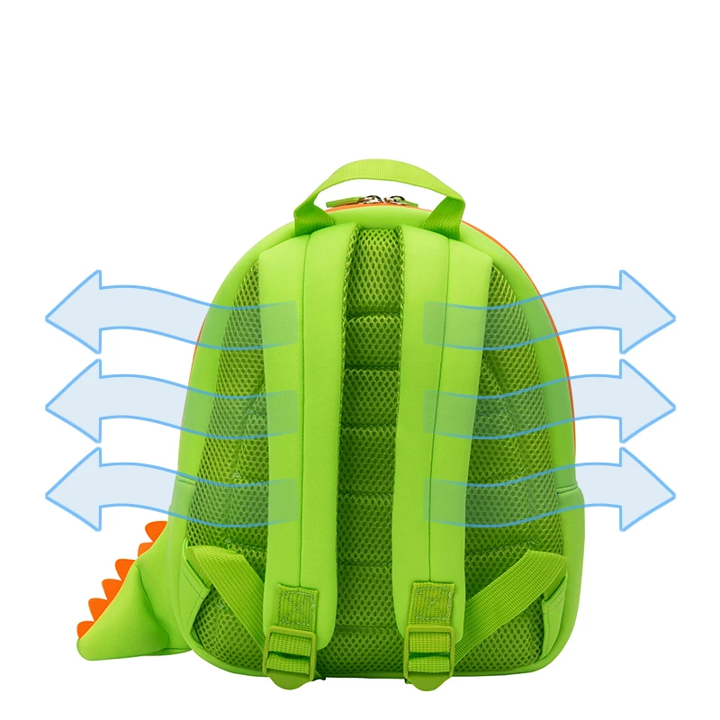 NOHOO портфель школьный 3D мультфильм животных школьные сумки Высокого качества прозрачный водонепроницаемый