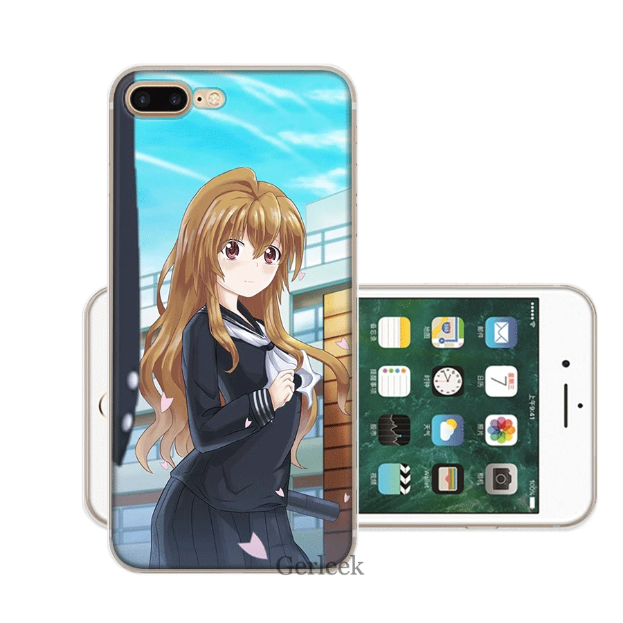 Мобильный телефон чехол для iPhone 11 Pro 6 6s 7 8 PLus XR X XS Max SE 2020 Жесткий Чехол Toradora |