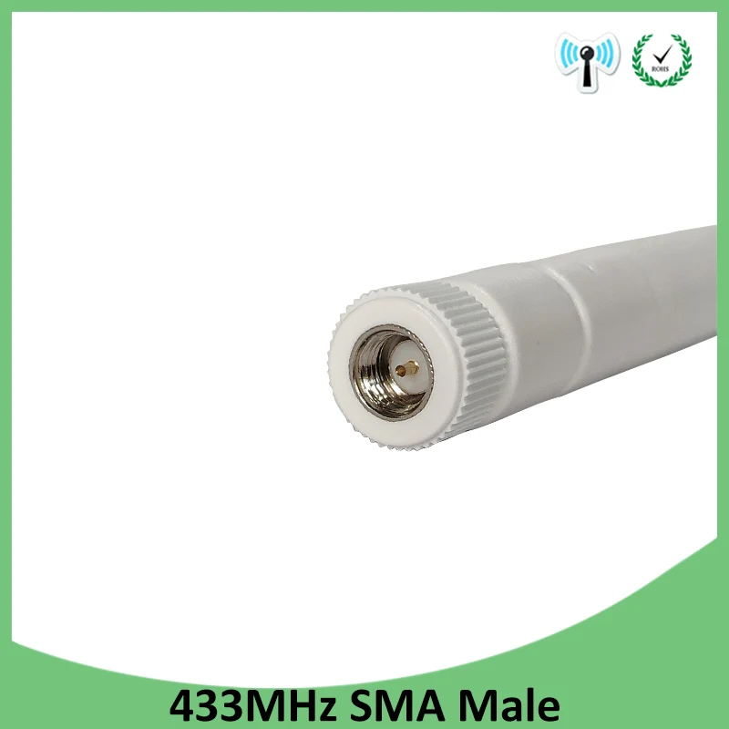 433 МГц Антенна 5dbi GSM SMA штекер антенны м резиновая Беспроводная ретранслятор для
