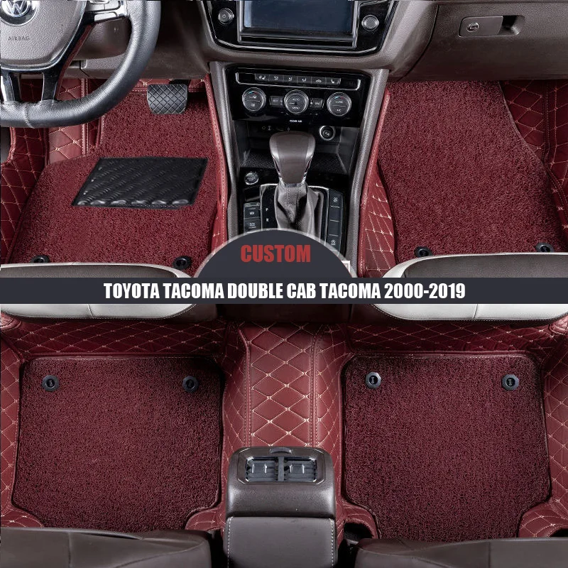 Автомобильные коврики кожаные Коврики для TOYOTA Tacoma 2000 2014 2015 2016 2018 2019|Автомобильные