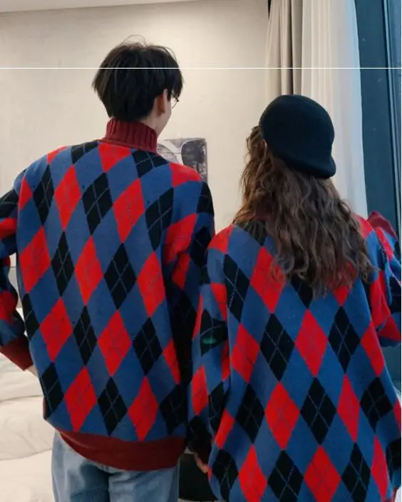 A16 парная одежда новинка толстый свитер с высоким воротником женский свободный