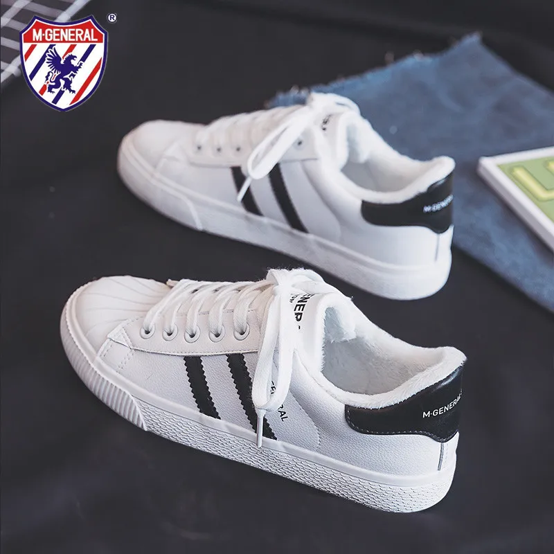 M.GENERAL коллекция 2019 года зимняя женская обувь теплая плюшевая повседневная на