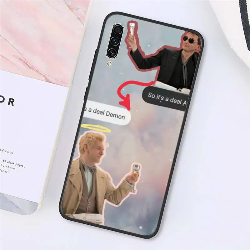 

Good Omen British TV series Phone Case For Samsung galaxy S 9 10 20 A 10 21 30 31 40 50 51 71 s note 20 j 4 2018 plus