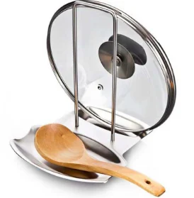 Стойка из нержавеющей стали для крышек кастрюль лоток супа ложки стойка