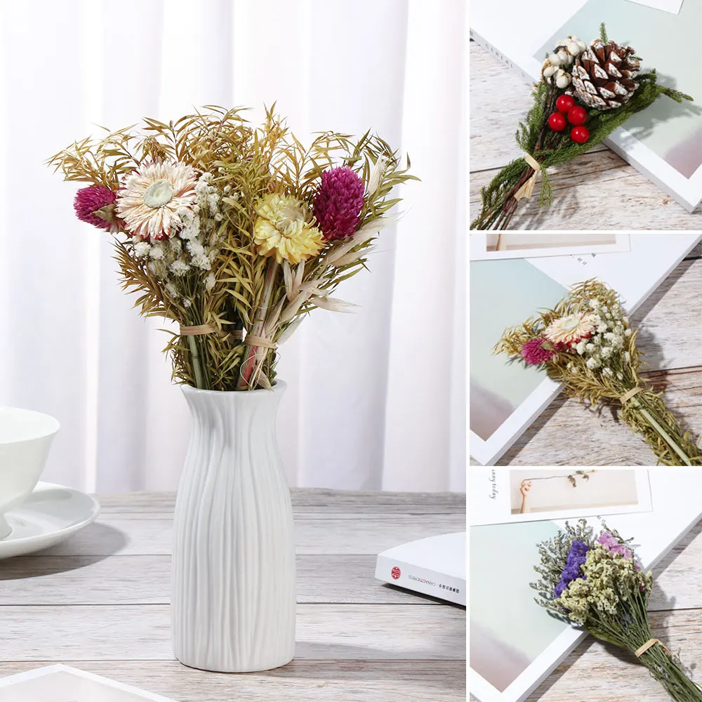 

DIY Craft Natural Material Wedding Decor Home Decoration Gypsophila Plant Stems Mini Real Flower Natural Dried Bouquets