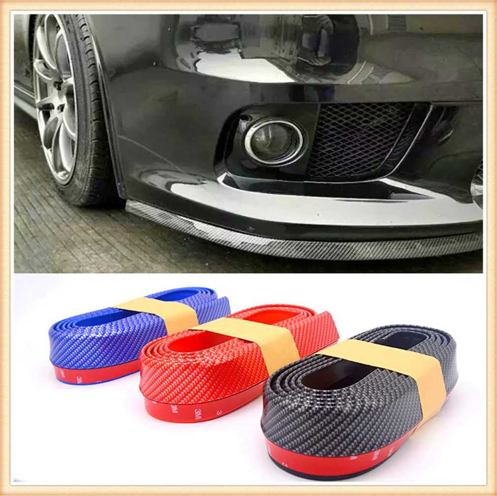 Автомобильные полосы разветвитель спойлер дверной бампер углеродное волокно