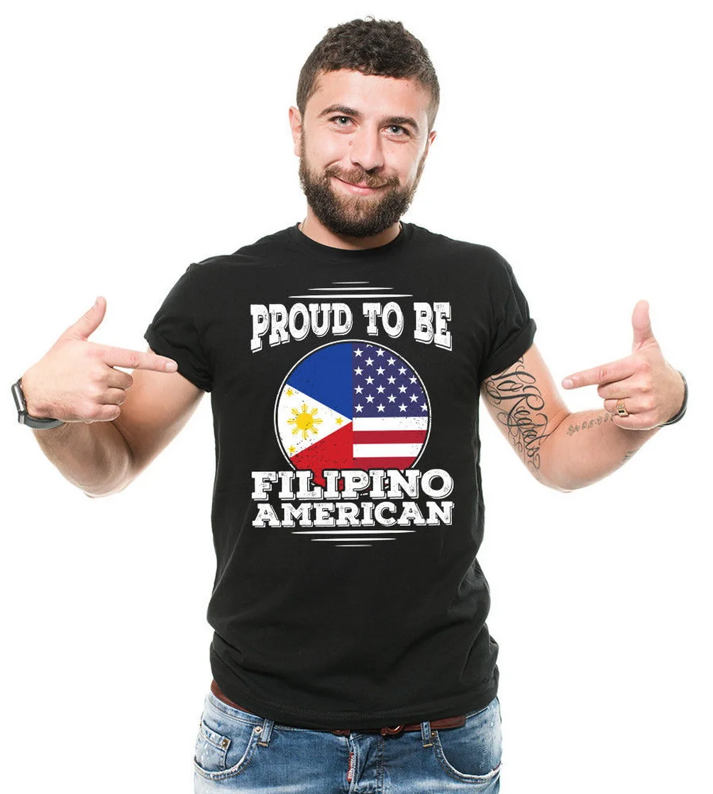 Футболка Filipino Американская футболка с принтом Национальный день Филиппин