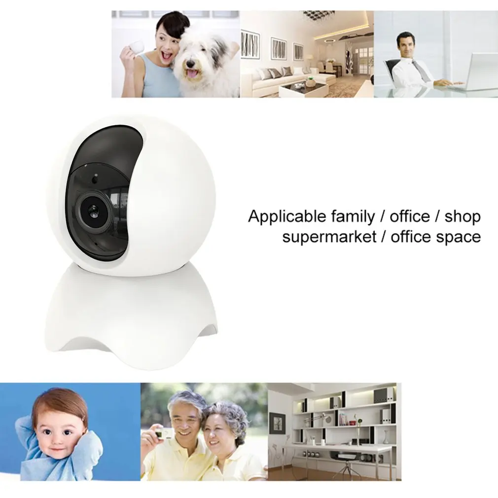 

Беспроводная IP-камера для домашнего видеонаблюдения с поддержкой Wi-Fi