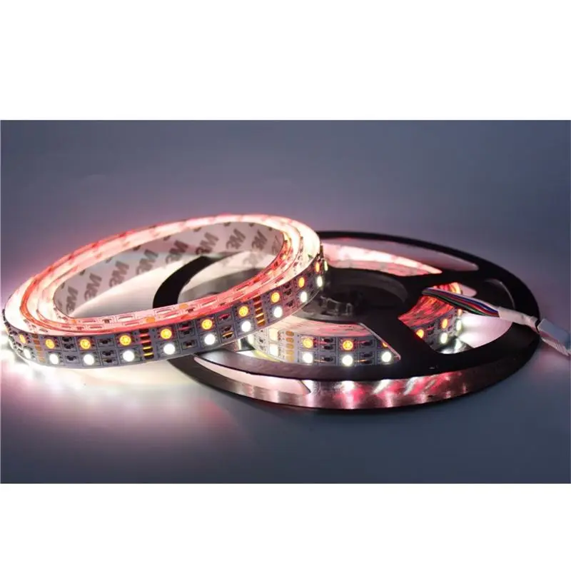 

Double Rows Flexible Non-waterproof IP20 SMD5050 RGB+WW 5M 600LED Strip Light for Indoor Living Room Home Decoration DC12V