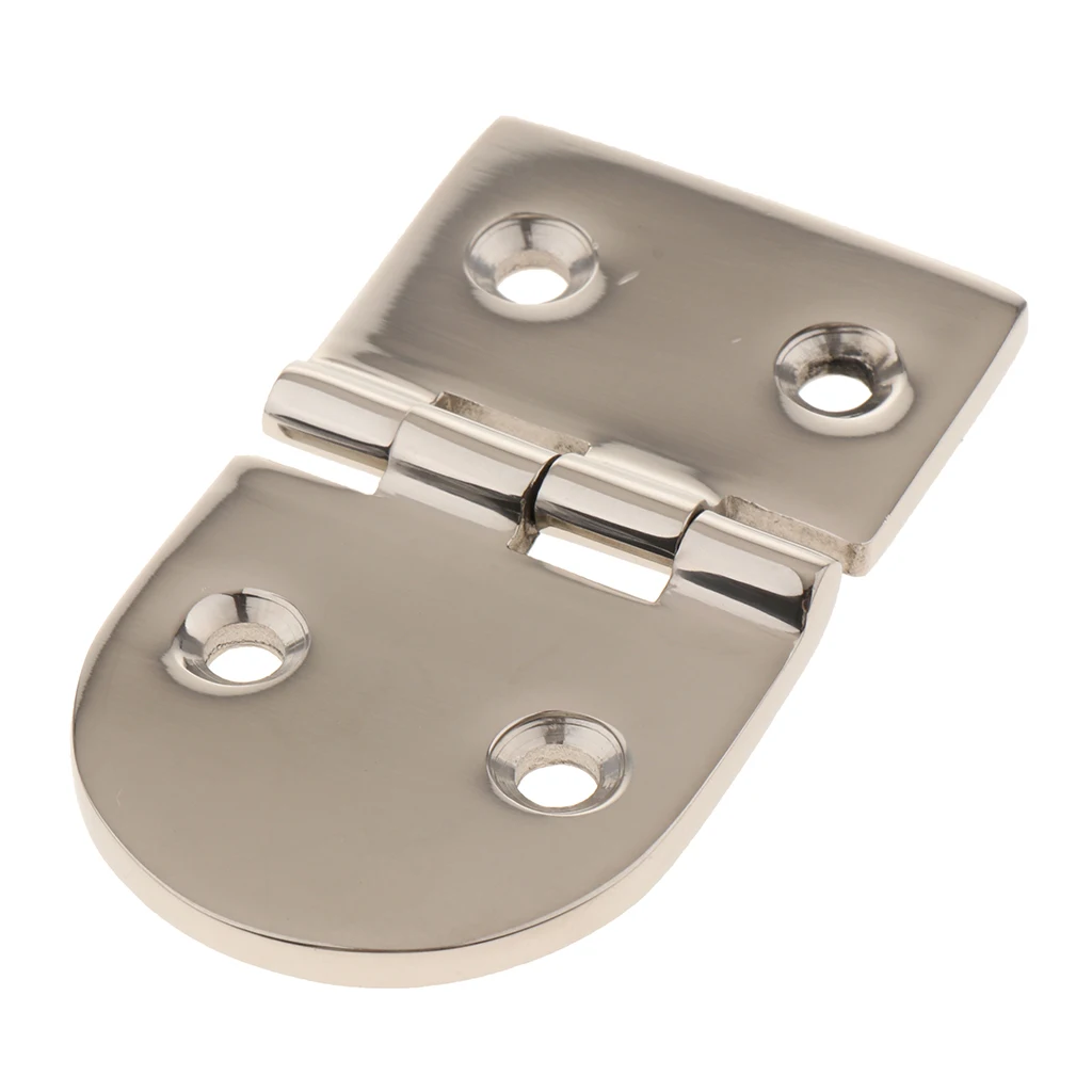 

Stainless Steel Cast Boat / Marine Strap Hinge Silver (4 Holes)