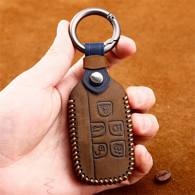 1 шт. Ретро Кожаный Автомобильный Брелок дистанционного управления с ключом