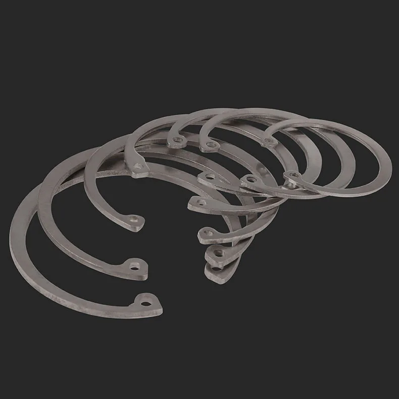 

Spot wholesale 304 stainless steel hole for retaining ring inner card ring C spring elastic retaining ring 8-30 10PCS