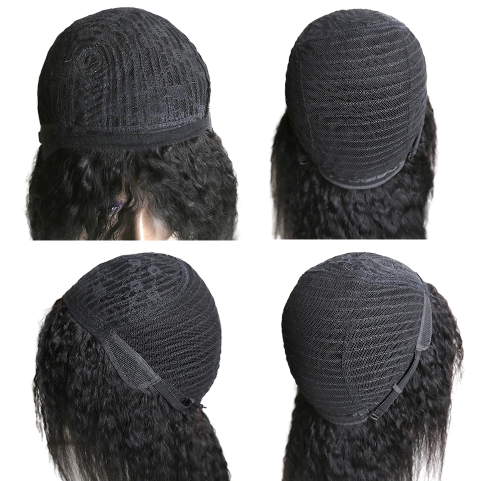 Кудрявые прямые парики полностью изготовленные 30 дюймов плотность 150% Парики yaki