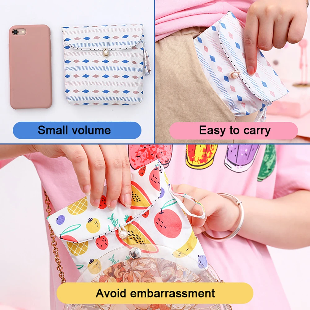 Гигиеническое полотенце для девочек салфетка подгузников сумка хранения