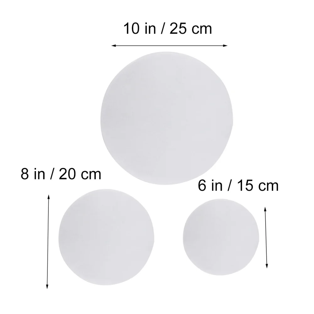 

150pcs 6/8/10 Inch Round Parchment Paper Non-Stick Baking Paper Liners Cake Pans Circle For Round Baking Pans Pastry Tools