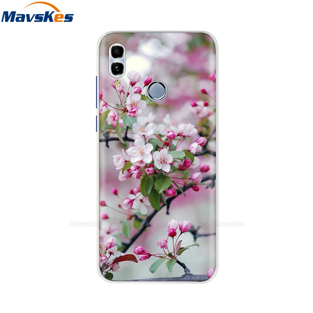 54 Huawei Honor 10 Lite чехол мягкий силиконовый милый ТПУ задняя крышка для Fundas huawei P Smart /Honor 10 удобный телефонный футляр сумки - Цвет: 54