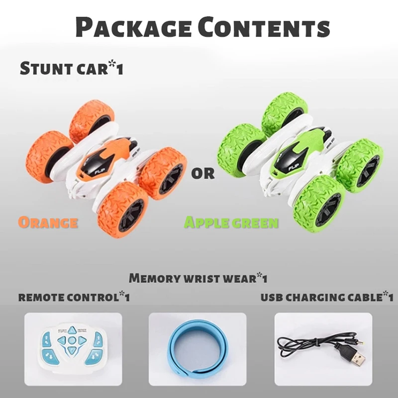 

RC Car Crawler Roll RC Car Stunt Drift Deformation Buggy 360 Degree Flip Double-sided Car Remote Control Rock Toy for Boys Girls