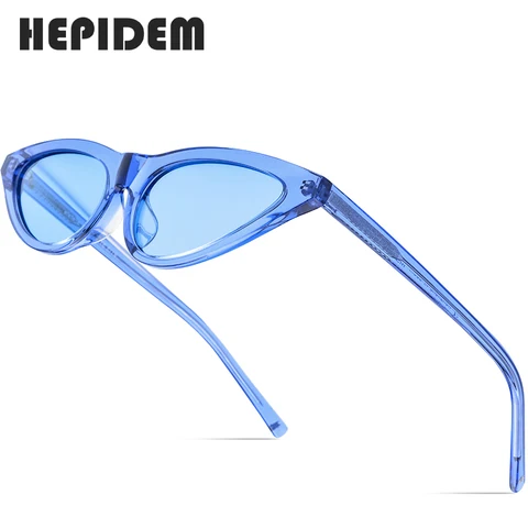 HEPIDEM Ацетат Оправа для очков в стиле кошачьи глаза Для женщин прозрачные очки женские близорукость очки по рецепту, 9115