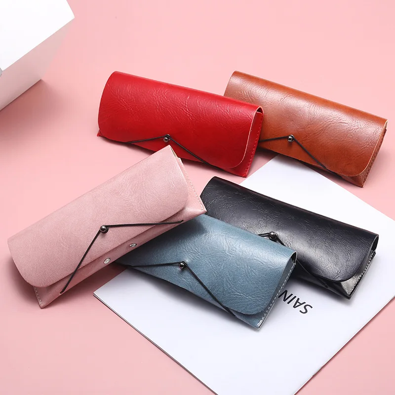 Новинка кожаная мягкая сумка чехол для солнцезащитных очков Чехол