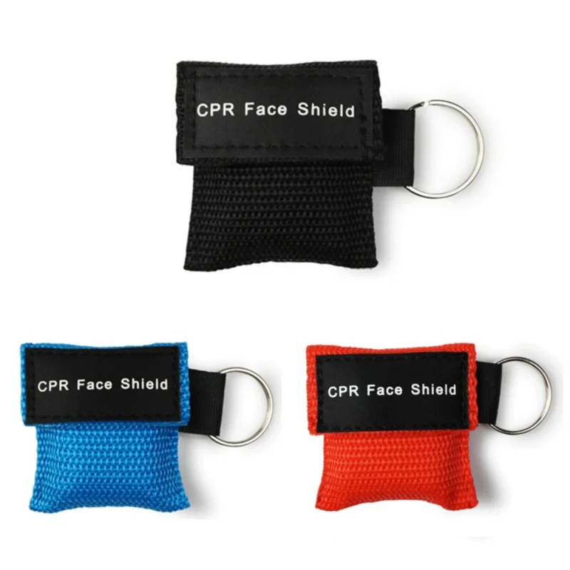 1 шт. CPR маски cpr щитки для лица рот в рот дыхательная маска обучение aed для наружного кемпинга Пешие прогулки безопасность и выживание