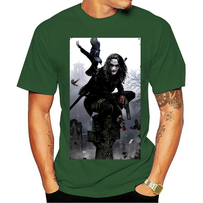 

The Crow And Eric Draven Horror Movie Black Size S 3Xl 2021 Fashion 100% Cotton O-neck T-shirt