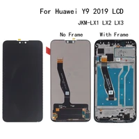 6 5 original for huawei y9 2019 lcd display touch screen digitizer assembly for huawei y9 2019 jkm lx1 lx2 lx3 phone repair kit