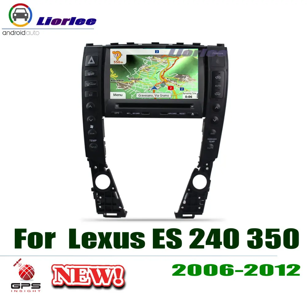 Автомагнитола для Lexus ES 240 350 2006 2007 2008 2009 2010 2011 2012 HD экран мультимедийный DVD плеер