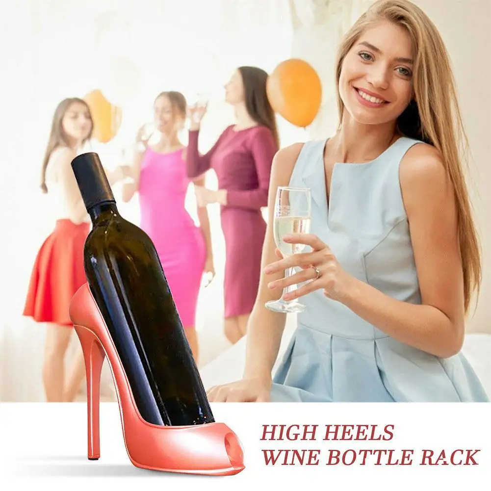 Стойка для обуви на высоком каблуке стильный держатель винных бутылок корзина