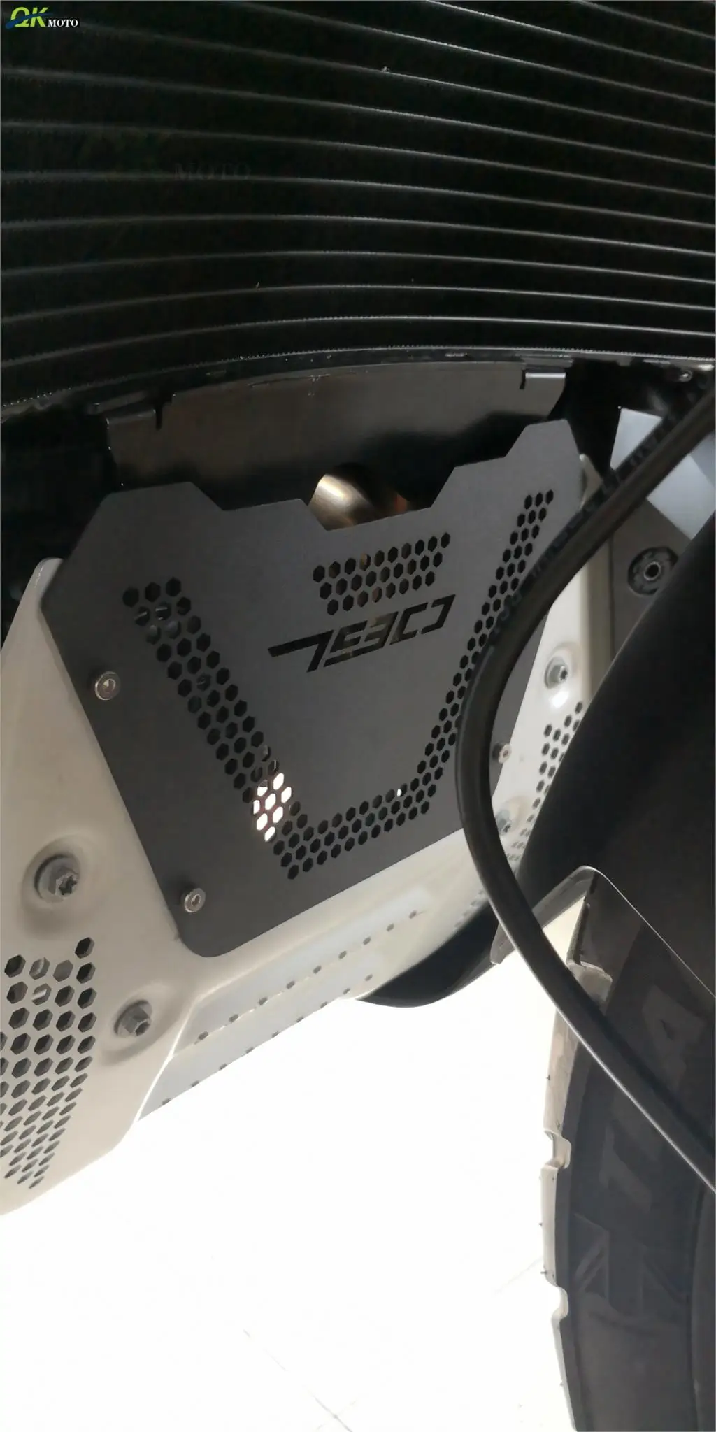 

Motorcycle Engine protector guard crap flap and bashplate cover Flap Aluminium Accessories For 790 ADV R S Adventure 2019