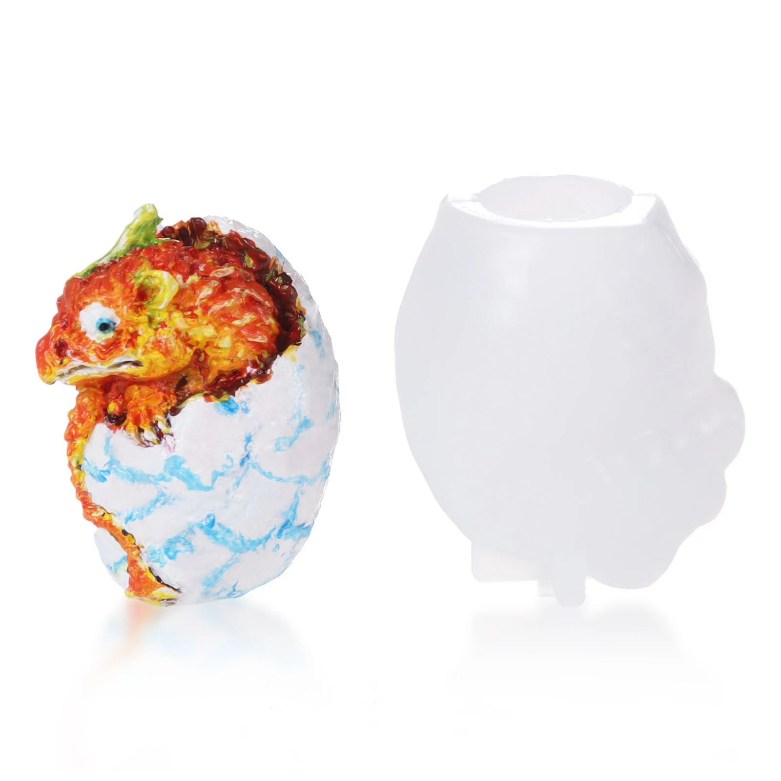 New Dragon Egg Epoxy Resin Mold Jewelry Pendant Silicone Mould Diy Crafts Ornaments Decorations Casting Tool | Дом и сад