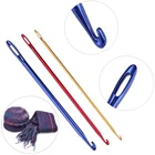 1 шт. вязальные спицы, крючки для вязания, алюминиевая ручка с отверстием, инструмент для ручной вязки